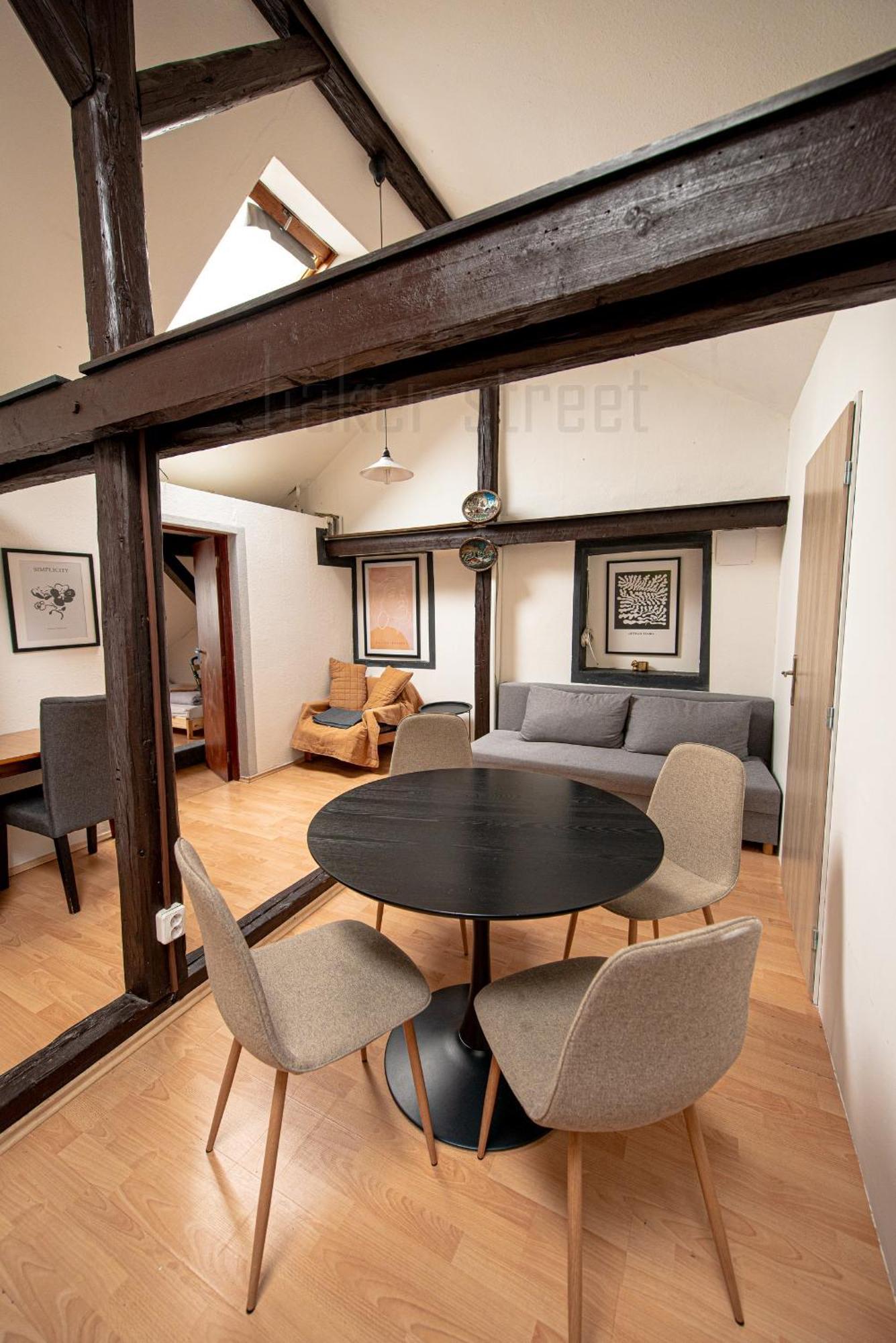 Attic 3 Bedrooms With 2 Bathrooms Prague